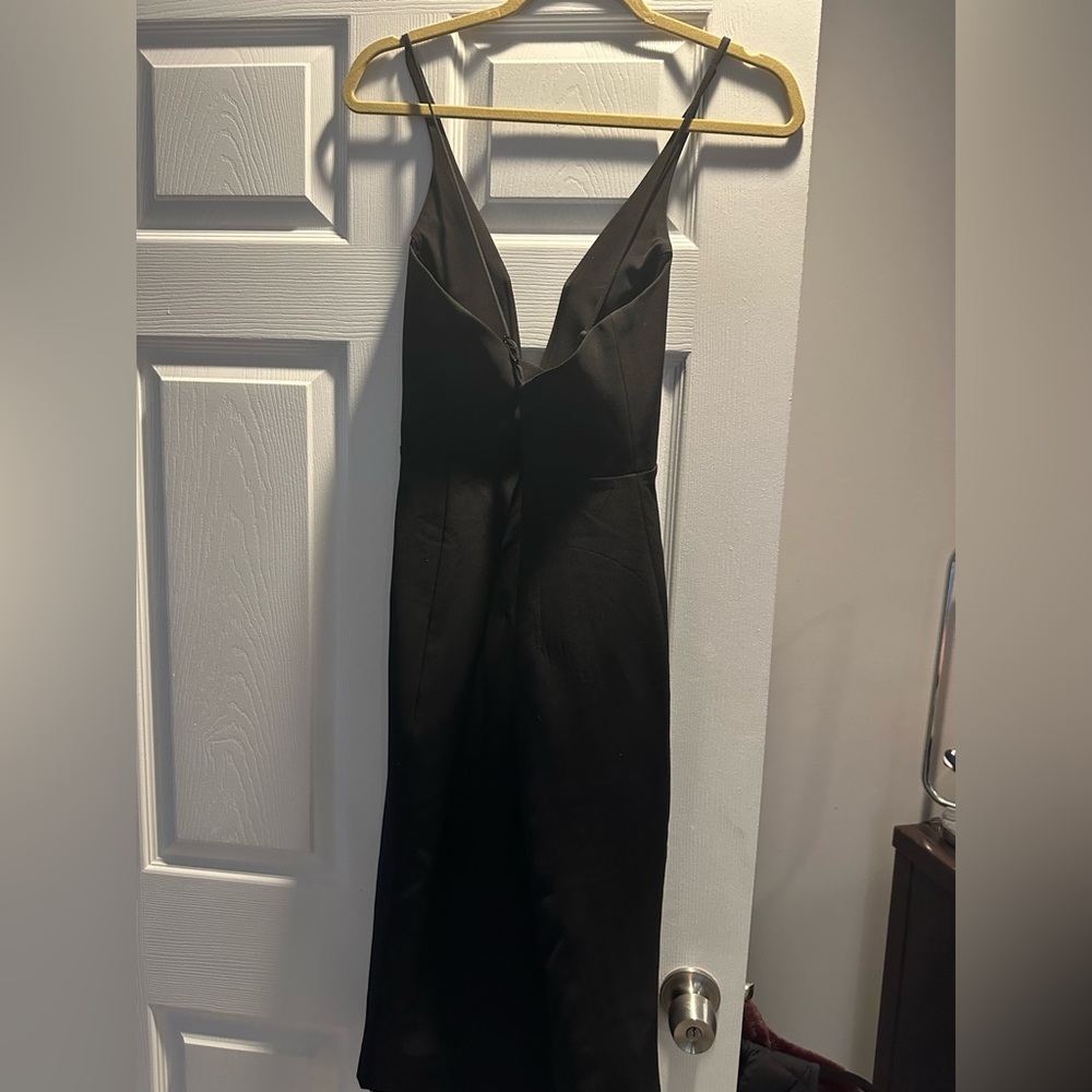 Bardot plunging neckline LBD